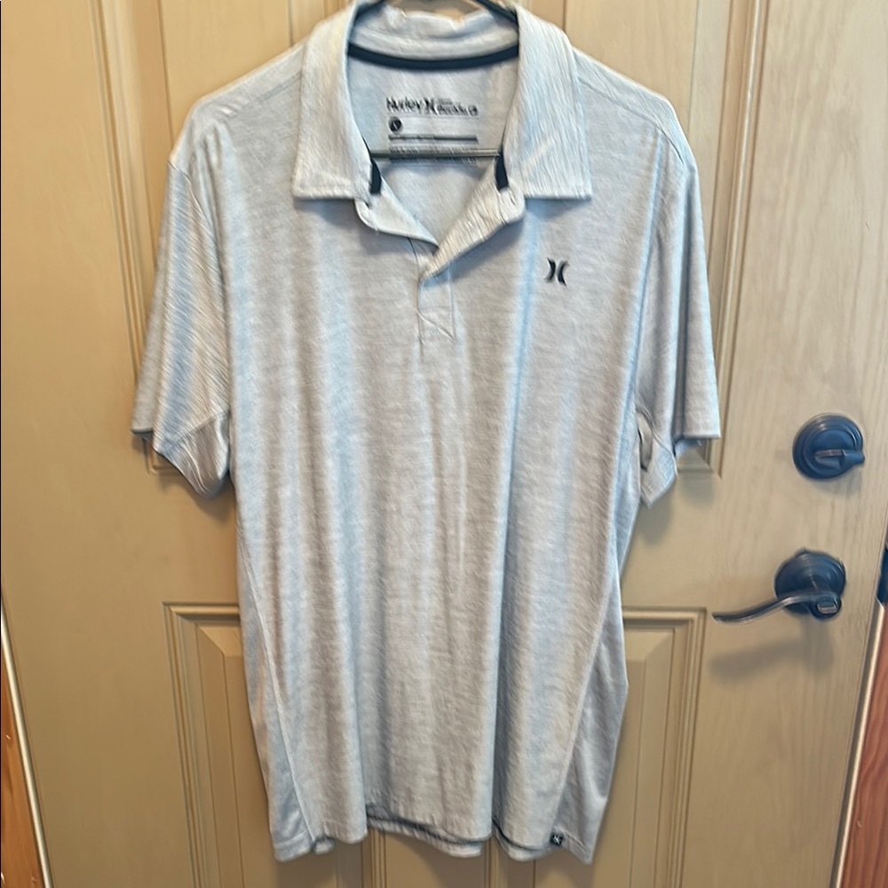 Hurley Men's Gray Polo Shirt